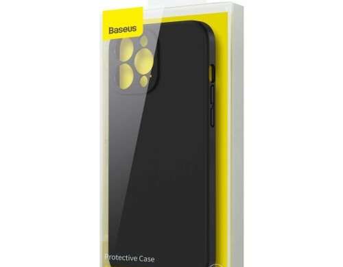 Ochranné puzdro Baseus iPhone 13 Pro Tekutý silikagél v čiernej farbe (ARYT0001