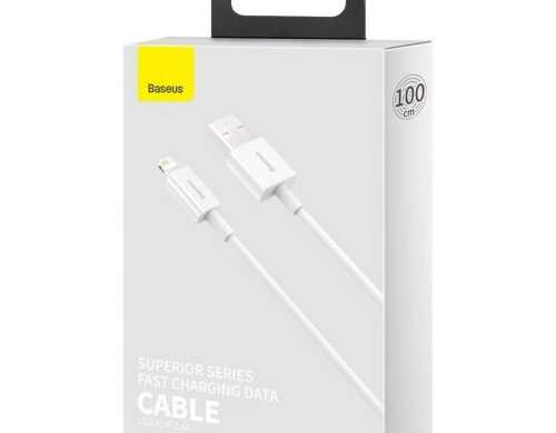 Baseus Lightning Superior Series-kabel, snabbladdning, data 2,4A, 1m W