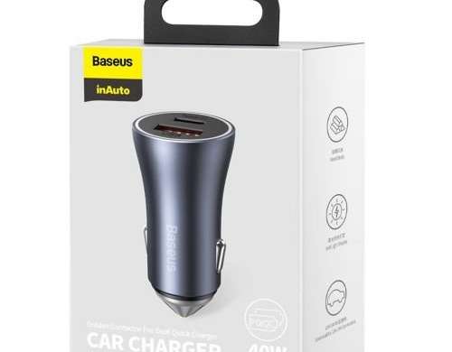 Baseus Car Charger Golden Contactor Pro Dual Quick Charger U C Power D