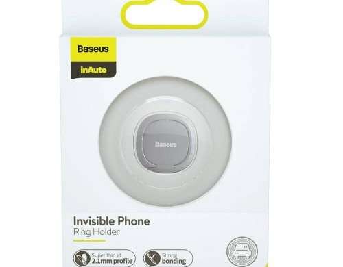 Невидимое кольцо-держатель для телефона Baseus Tool, серебристое (SUYB-0S)