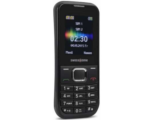 Doro Swisstone SC 230 Dual SIM 1.77 Bluetooth 600mAh Zwart 45003