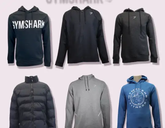 Gymshark clothing- activewear mix of clothing for man and woman