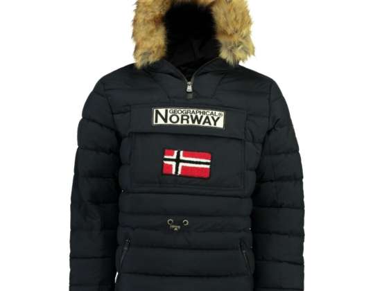 Geografic Norvegia Casimire jachete de iarnă izolate căptușite