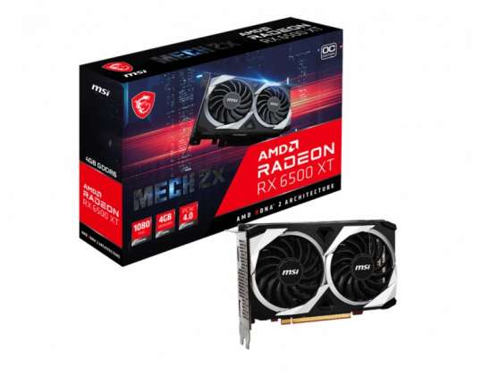 MSI Radeon RX 6500 XT MECH 2X 4G OC   VGA   PCI E x16 V508 003R