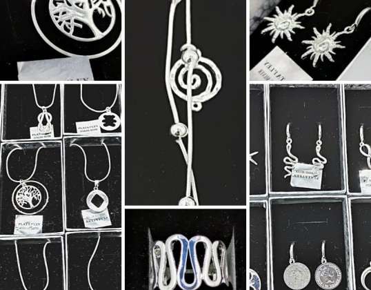 Elegante 925 Sterling Silver Plated Costume Jewellery: Presentes de Natal de alta qualidade