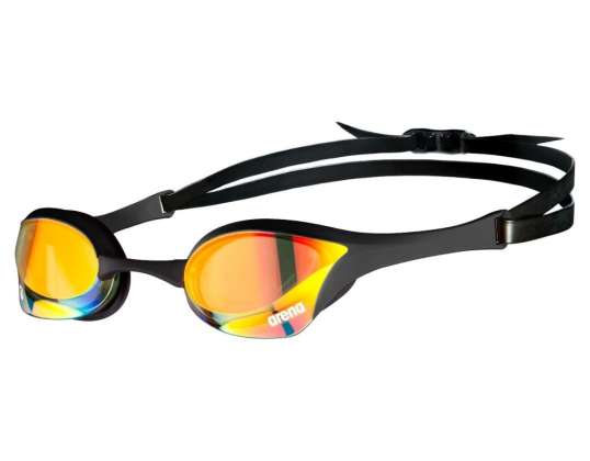 ARENA SWIMMING GOGGLES COBRA ULTRA SWIPE MIRROR YELLOW COPPER-BLACK 002507/350