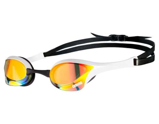 ARENA SWIMMING GOGGLES COBRA ULTRA SWIPE MIRROR YELLOW COPPER-WHITE 002507/310