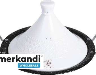 34 cm Stone Effect Tagine in High-End Porcelain, Induction Compatible