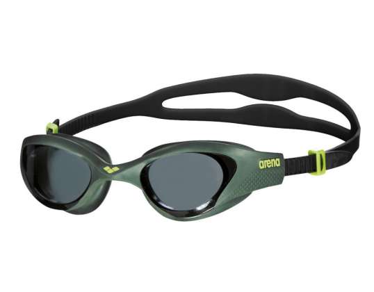 ARENA SWIMMING GOGGLES THE ONE SMOKE-DEEP GREEN-BLACK TRIATHLON 001430/560