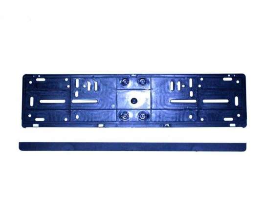 Bastidor de matrícula resistente para vehículos - 52,5 cm x 13,5 cm - Para la fijación segura de matrículas