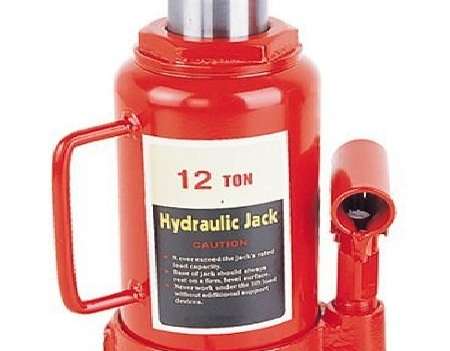 Hydraulic bottle jack 12 ton
