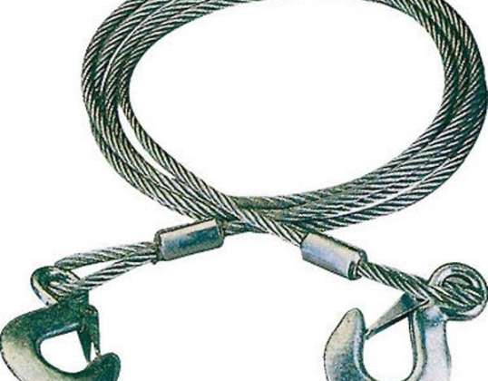 Câble de remorquage | fil d’acier | 4 m | 1,8 tonne