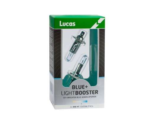 Lucas | žarnica | 12V 55W P14,5s H1 | + 50% povečana svetlost Pakiranje 2