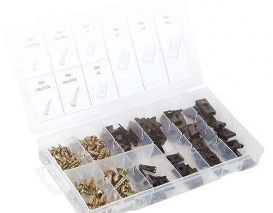 Body bolt and washer plate nut set Set of 170 pieces