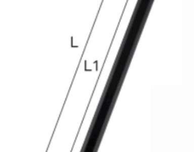 Predĺženie ventilu | Plasty | 125 mm