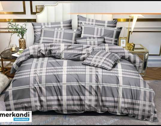 BEDDING 200x220 SATIN COTTON A-6670 + SHEET