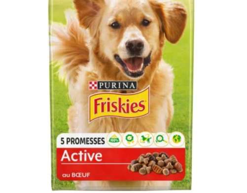 Телешки гранули за кучета FRISKIES 10kg - Пълноценно хранене - Произход Франция