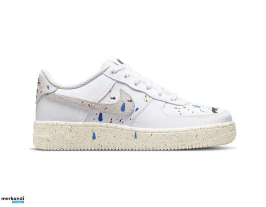 Women's Nike Air Force 1 LOW LV8 3 GS sports shoes white - DJ2598-100