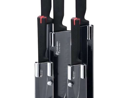 EB-926 Juego de cuchillos con portacuchillos de lujo - 6 piezas - Revestimiento cerámico