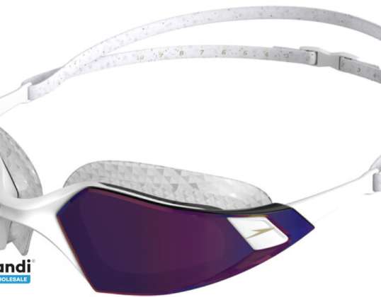 SPEEDO SWIMMING GOGGLES AQUAPULSE PRO MIRROR FITNESS WHITE-PURPLE 8-12263D639