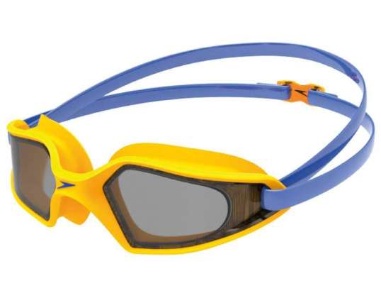 SPEEDO SWIMMING GOGGLES HYDROPULSE JUNIOR YELLOW SMOKE 8-12270D659