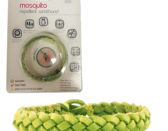 Wholesale Mosquito Repellent Bracelet Green - Protect yourself from mosquitoes!