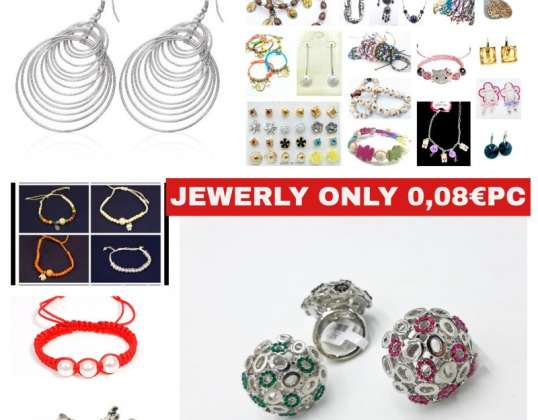 Offre d&#39;assortiment de palettes de bijoux et accessoires  REF: 1701101