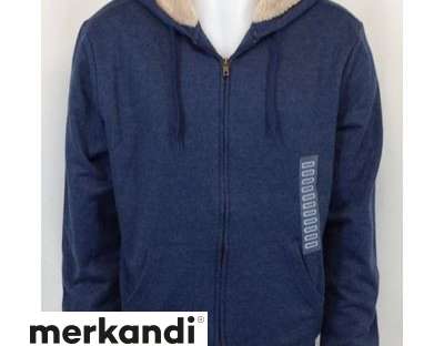 Levi's Großhandel Herren Sherpa gefütterter Kapuzenpullover mit Reißverschluss - 24 Stück