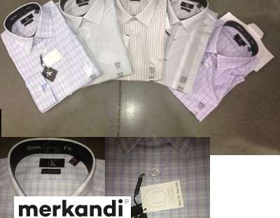 Calvin Klein wholesale men&#39;s l/s non iron button front shirts 24pcs.