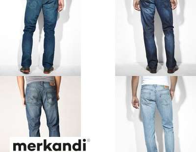 Levi's 514 Straight Fit IRR Denim Jeans voor heren - diverse maten en wassingen, 24-delige doos