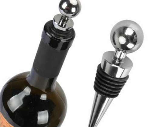 Wine Alcohol Bottle Cap for Bottles - Stainless Steel Silicone Stopper