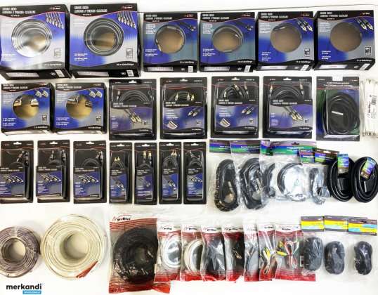 AV Cables and Accessories Mix, Brand Profitec, for Resellers, A-Stock