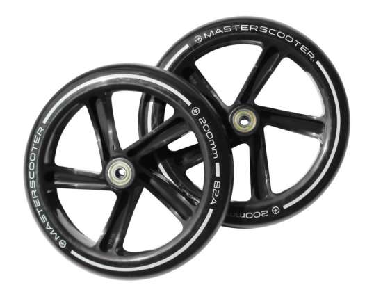 Scooter MASTER 200 mm için yedek tekerlekler - siyah