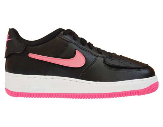 Nike Air Force 1/1 Değiştirilebilir Swoosh'lu Hiper Pembe GS Junior Spor Ayakkabı - DB4545-005