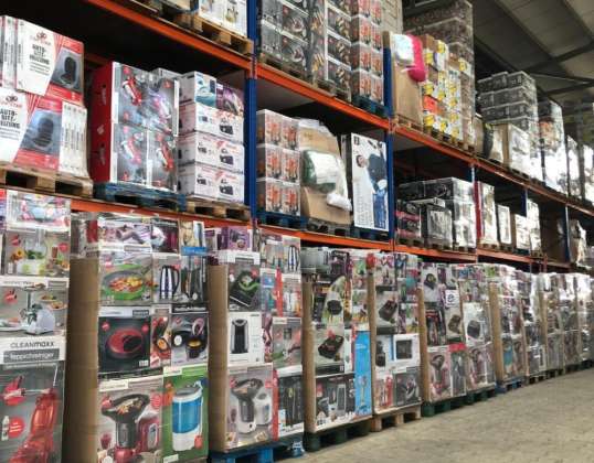 Mix pallets, household goods, kitchen appliances, goods for export, A and B goods at Pro Direkt at a top price!