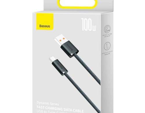 Baseus Type C Dynamic Series cable 100W  1m Gray CALD000616