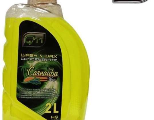 Q11 | Carnauba voksshampoo koncentrat | 2 liter bilpleje kosmetik engros