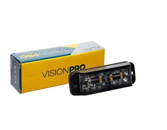 Strobe Light Vision PRO 4LED*5W/20W Amber, ECE R10+R65