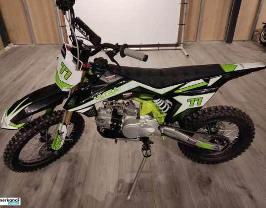 Ultramotocros Biciclete de murdărie pentru copii | "Verde Raptor 77" | Motor pe benzină