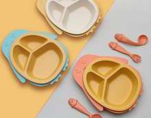 Children's Plate With 3 Seats in 3 Colors