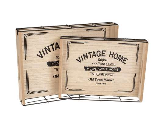 Disc "Vintage Home" Set 2 pcs