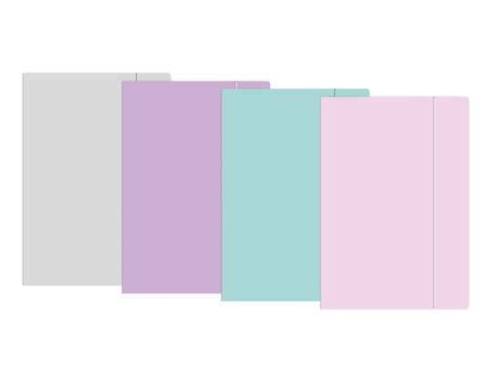 A4 envelope with Pastel rubber