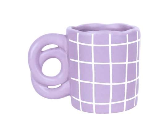 Helio Ferretti Handmade Mug, Purple