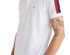 Zakup hurtowy: biała koszulka polo Tommy Hilfiger - obniżone stawki dla dealerów