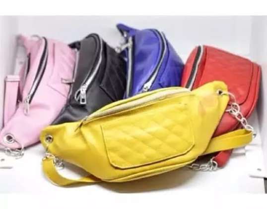Waist Bag in 5 colors (Pink, Black, Blue, Red, Yellow)
