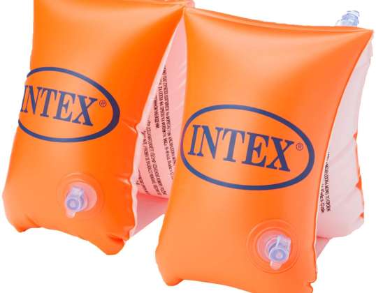 INTEX ARM WARMERS 30x15cm ORANGE 58641EU 6-12yrs