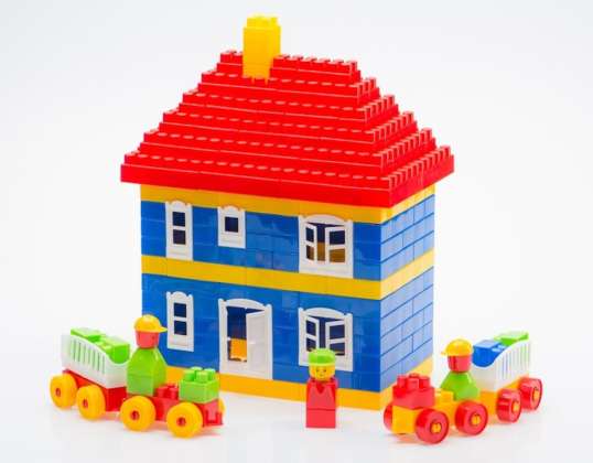 DIPLO 3D kostky pro děti stavební plast 219el.