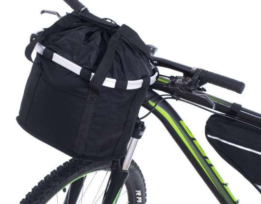 Bicycle basket front basket cover foldable click black