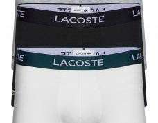 Pakke med 3 Lacoste Boxers - Størrelse S/M/L/XL - Farver Blå/Hvid/Grå - Engros- og detailpriser