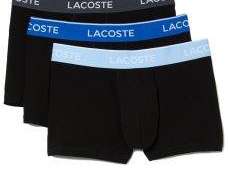 Conjunto de 3 Calções Boxer Lacoste por grosso - PVP 42€, Preço grossista 19€